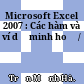 Microsoft Excel 2007 : Các hàm và ví dụ minh hoạ /