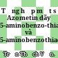 Tổng hợp một số Azometin dãy 5-aminobenzo-thiazol và 5-aminobenzothiadiazol /