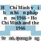 Hồ Chí Minh với bản hiến pháp năm 1946 = Ho Chi Minh and the 1946 constitution
