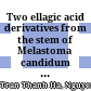 Two ellagic acid derivatives from the stem of Melastoma candidum D. Don