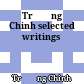 Trường Chinh selected writings