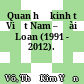 Quan hệ kinh tế Việt Nam – Đài Loan (1991 - 2012).