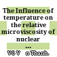 The Influence of temperature on the relative microviscosity of nuclear red blood cells' membrane /