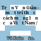 Trần Văn Giàu - một trí thức cách mạng lớn của Việt Nam /
