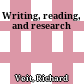 Writing, reading, and research