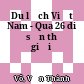 Du lịch Việt Nam - Qua 26 di sản thế giới