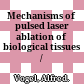 Mechanisms of pulsed laser ablation of biological tissues /