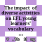 The impact  of diverse activities on EFL young learners' vocabulary retention at foreign language center in Cantho city
