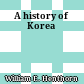 A history of Korea