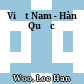 Việt Nam - Hàn Quốc